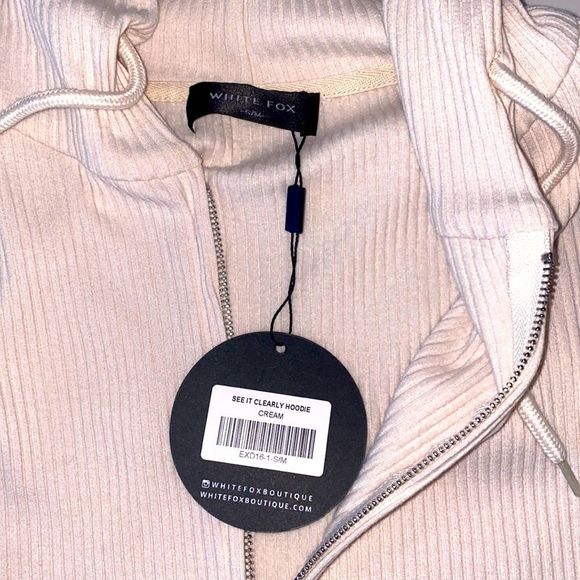 See It Clearly White Fox Jacket - Picture 4 of 6